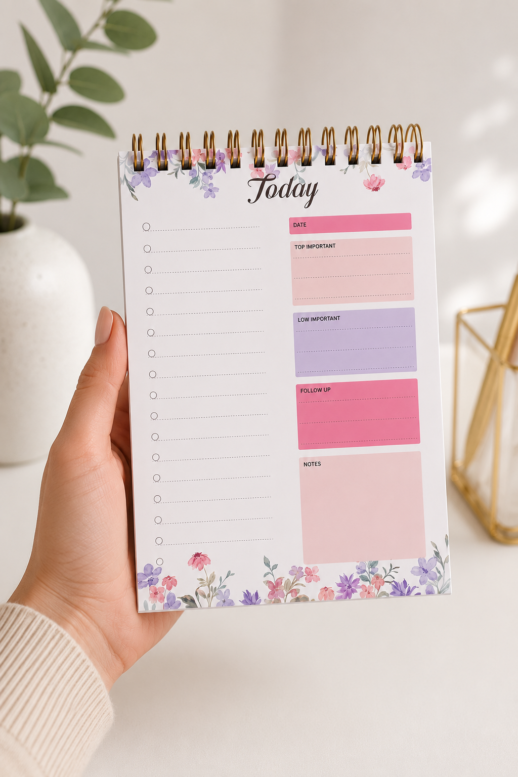 B6 Daily Planner Notepad